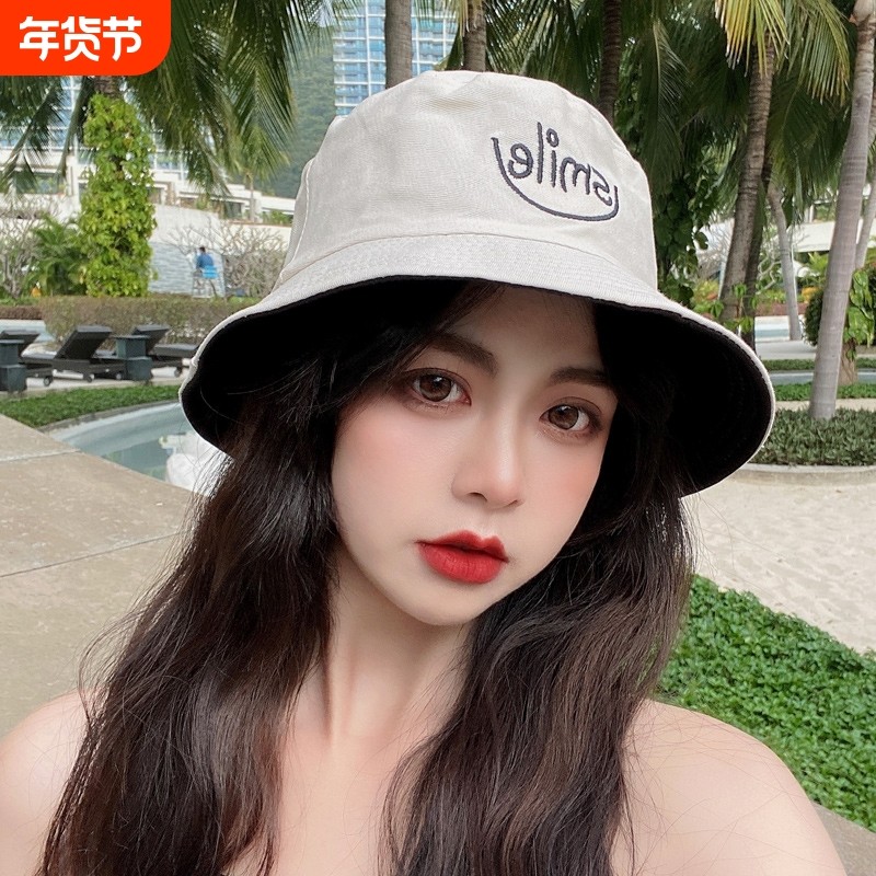 渔夫帽女2023新款双面遮阳防晒帽子男款盆帽鱼夫帽檐显脸小出游,服饰配件/皮带/帽子/围巾,帽子,淘宝优惠券,粉丝福利购,淘宝优惠卷