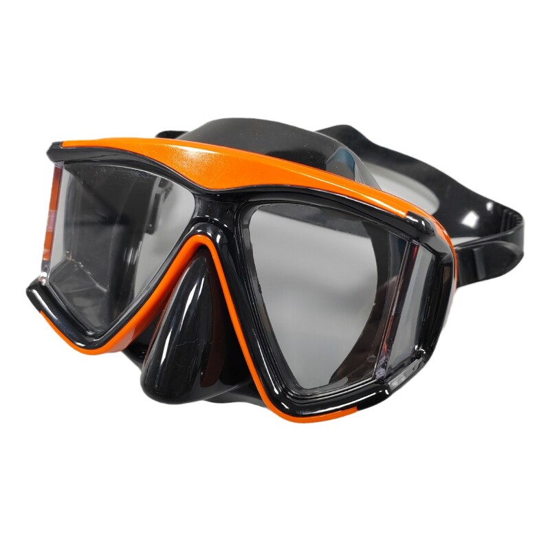 防雾镜片成人潜水面镜 新款液态硅胶潜水镜潜水面罩潜浮面镜