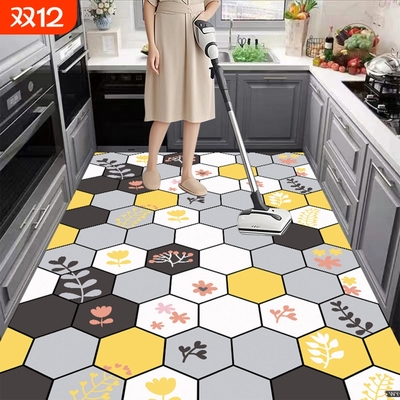 硅藻泥厨房地垫防滑防油吸水垫门口耐脏脚垫防水专用可擦免洗地毯