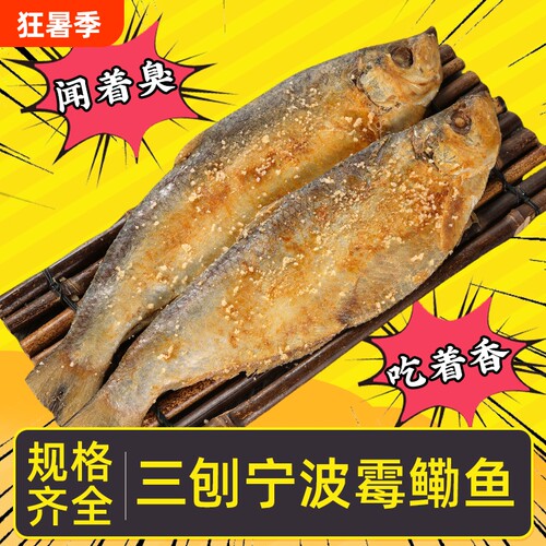 三刨咸鳓鱼宁波正宗梅力鱼
