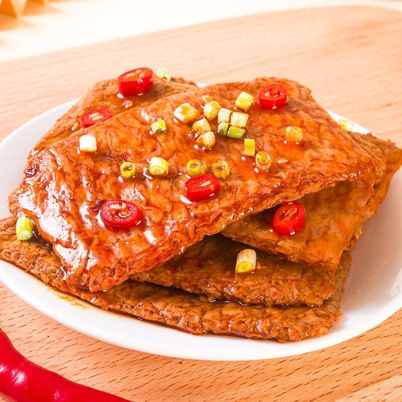 烤素牛排香辣味手撕素肉烧烤味解馋零食宿舍解馋休闲零食