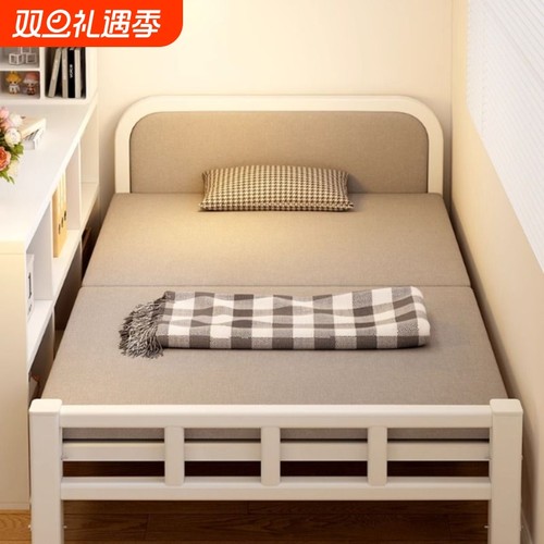 单人床家用折叠床出租房小床加床一米二简易床成人1米5双人床午休