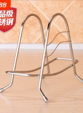 304不锈钢放菜板架砧板架锅盖架加粗放置架案板厨房置物架子刀架