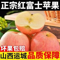 正宗山西运城苹果新鲜水果临猗红富士脆甜薄皮冰糖心整箱直发多汁