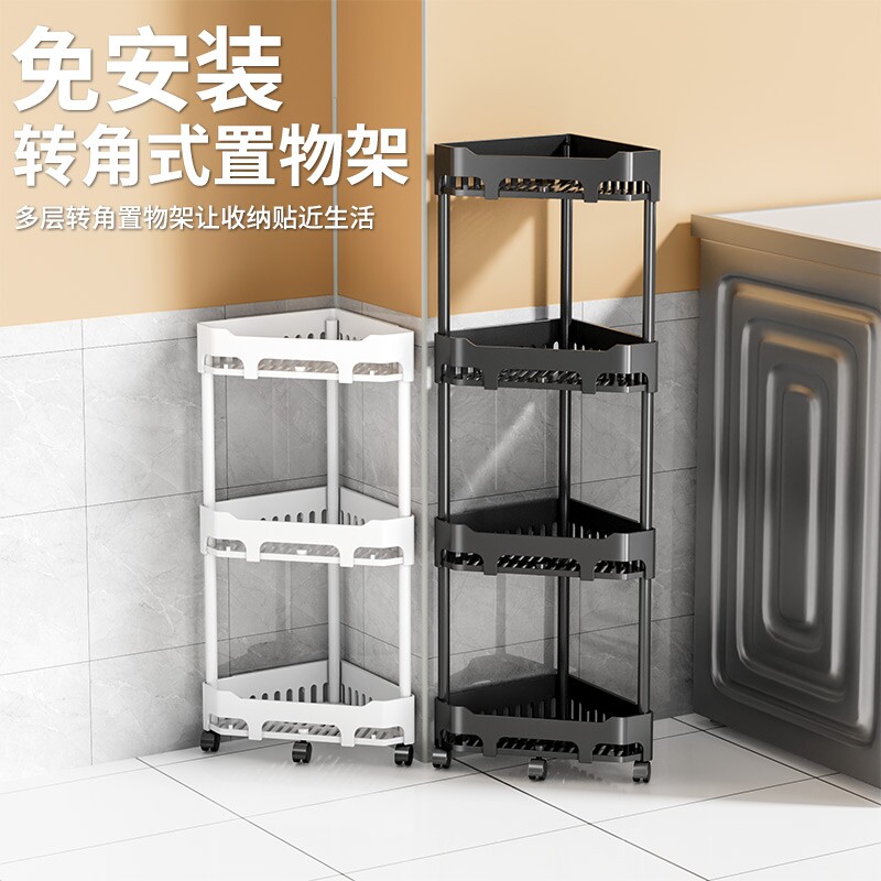 浴室置物架挂篮黑色淋浴房架子免打孔厕所收纳挂架门后悬挂卫生间