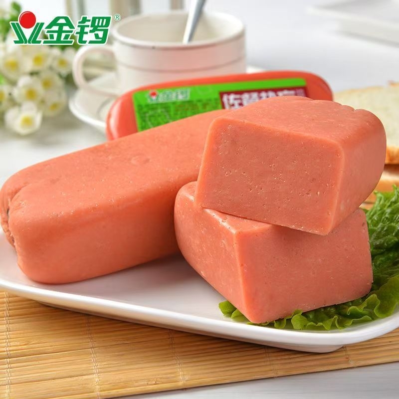 金锣佐餐盐方火腿230g/支三明治火腿汉堡香肠午餐肉早餐切片即食
