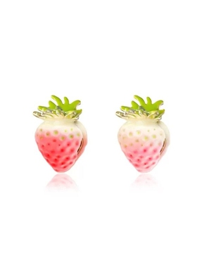 可爱草莓侧边刘海夹女甜美绝美