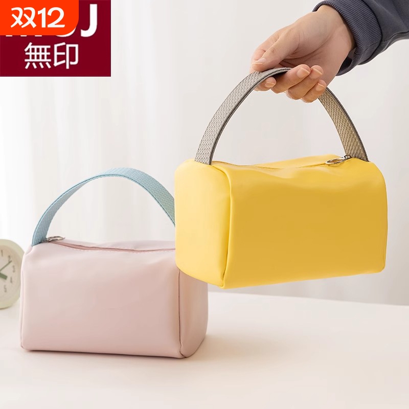 日本果冻洗漱包旅行便携式收纳袋防水浴兜游泳包化妆包手提大容量