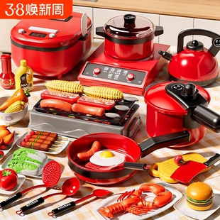 宝宝厨房做饭玩具儿童过家家仿真小厨具全套装男女孩子切切乐女童