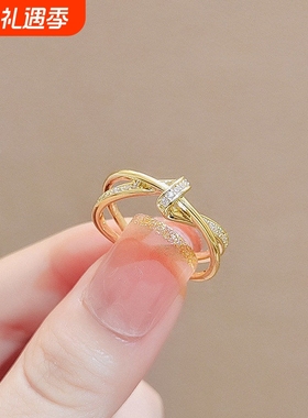 食指戒指女ins潮韩版复古小众