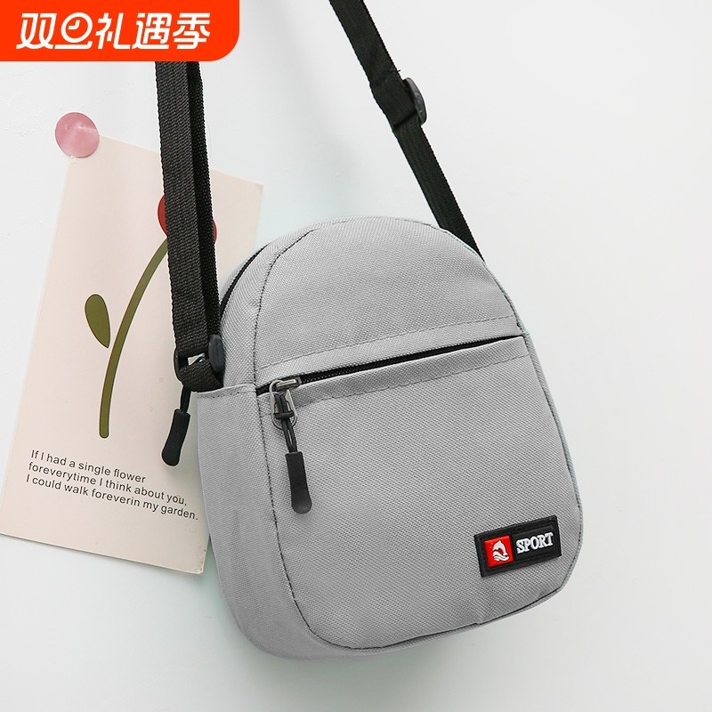 简单工装潮牌斜挎包时尚ins小包韩版百搭帆布包女单肩包青年学生