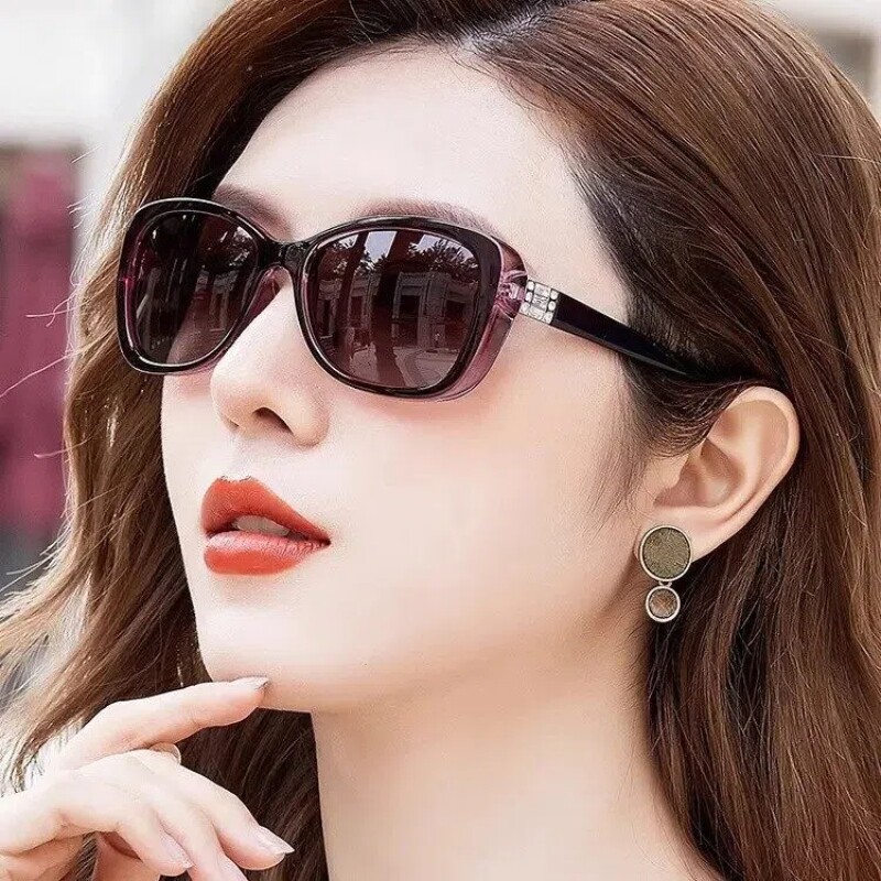 墨镜女2026新款高级感偏光太阳镜小框潮可配近视遮阳时尚圆脸