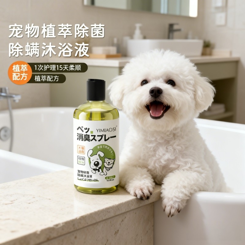 狗狗沐浴露宠物沐浴液杀菌除臭持久留香泰迪比熊小狗洗澡专用香波