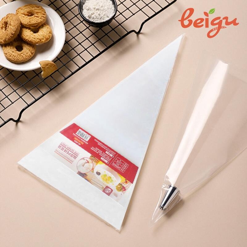 焙谷一次性透明加厚裱花袋食品级烘焙奶油蛋糕辅食用工具现货批发
