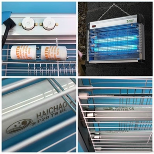 110V-130V灭蚊灯启辉器4-22W日光灯跳泡C2启动起跳器灭蝇灭蚊灯