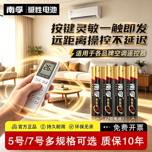 南孚5号碱性电池2粒|千人加购