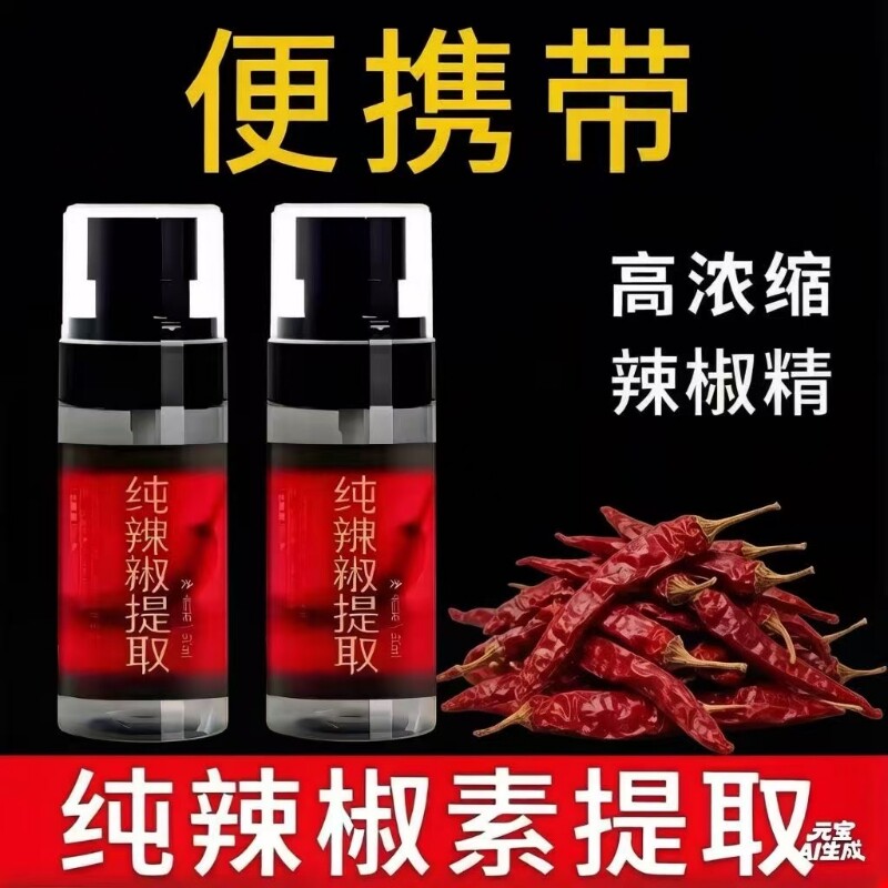 高浓缩水溶性辣椒液特辣食用瓶装超辣魔鬼辣无色液卤味便携辣度