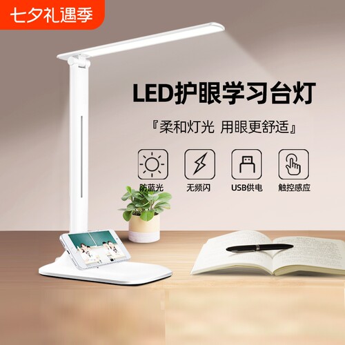 护眼充电LED台灯学习专用儿童书桌阅读小学生用宿舍卧室床头插电