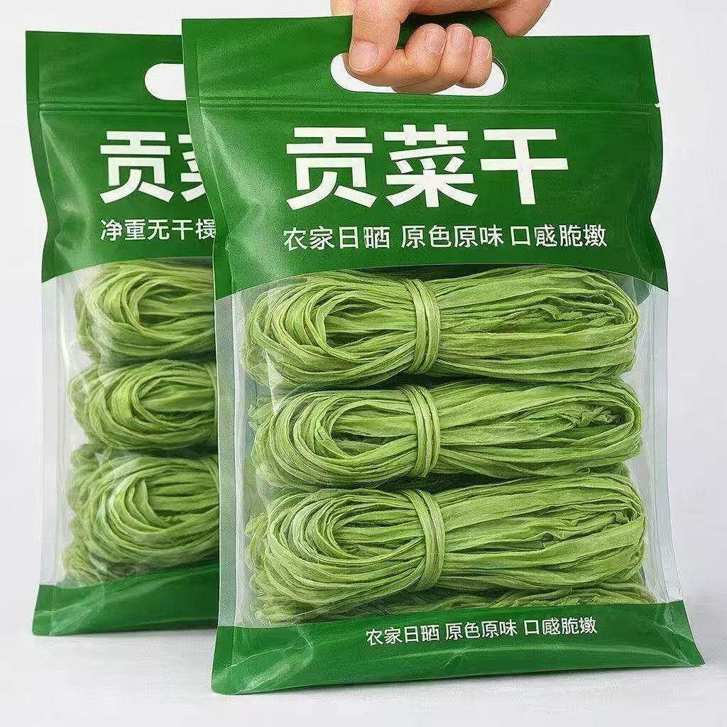 2026贡菜干农家新鲜苔菜土特产干货脱水蔬菜大蒜凉拌当季原味冷冻 - 实物图
