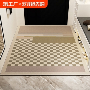 比利时绒家用进门口垫入户门脚垫玄关地垫地毯防滑轻奢高级可裁剪