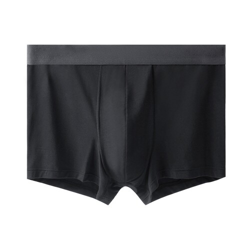 新疆棉莫代尔裆男士裤中腰平角裤透气舒适弹力时代新款抗菌高弹