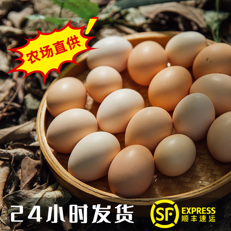 九华山土鸡蛋50枚正宗散养农家新鲜草鸡蛋无沙门氏菌营养顺丰包邮,水产肉类/新鲜蔬果/熟食,鸡蛋,淘宝优惠券,粉丝福利购,淘宝优惠卷
