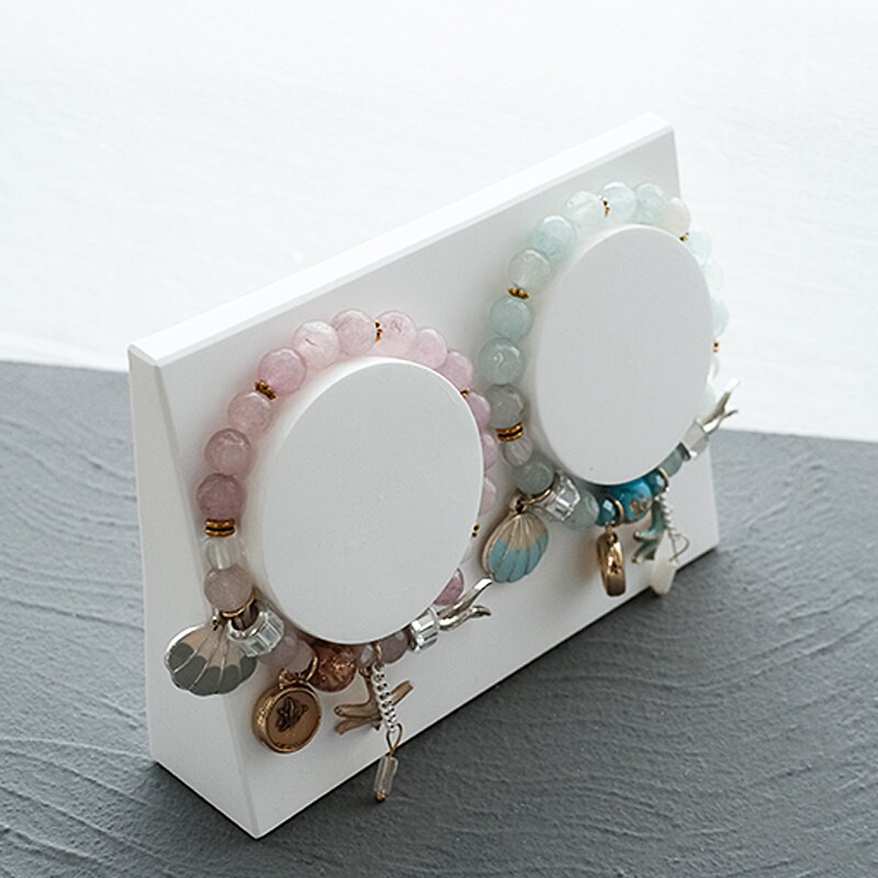 首饰展示架白色石膏创意手串架店铺柜台手链手镯摆摊陈列收纳道具