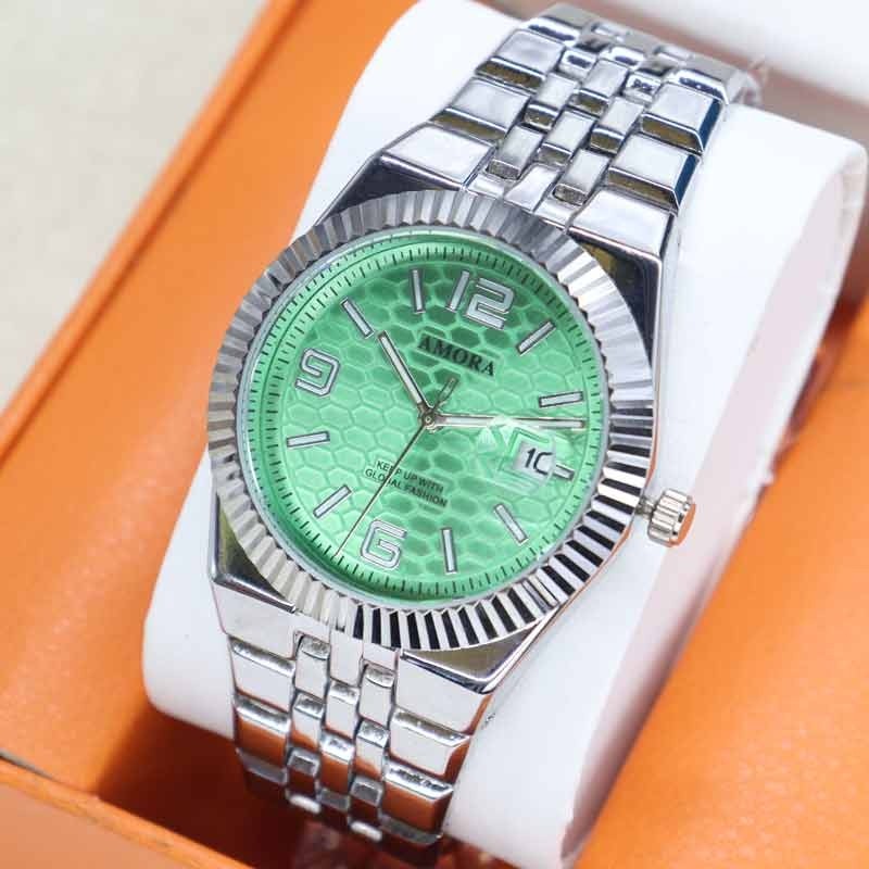 自营philippplein日期高级水晶手表-银色蝴蝶扣时尚男腕