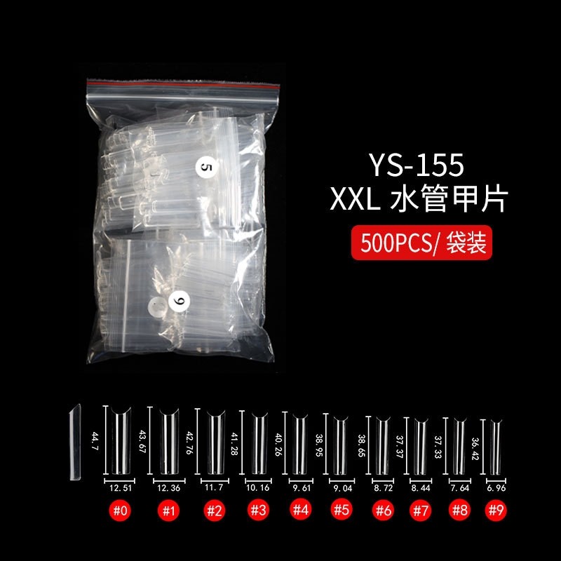 跨境爆款加长款甲片超薄无痕水管甲片甲片XXL假指甲500片袋装美甲,彩妆/香水/美妆工具,美甲工具,淘宝优惠券,粉丝福利购,淘宝优惠卷