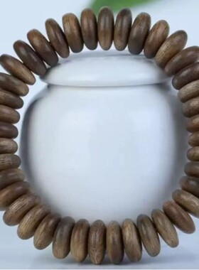 正产马尼涝沉香佛珠手串