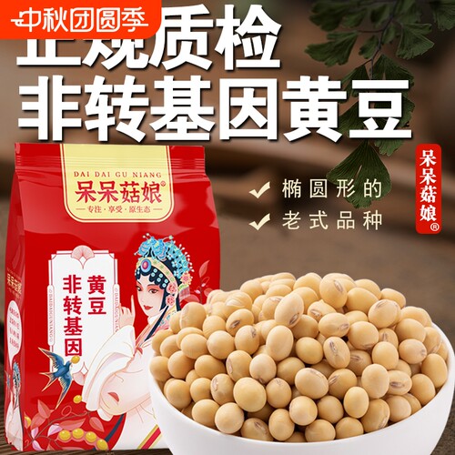 呆呆菇娘非转基因黄豆2斤