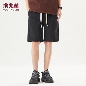 俞兆林休闲宽松防晒五分裤夏季健身情侣裤男士运动裤健身裤跨境