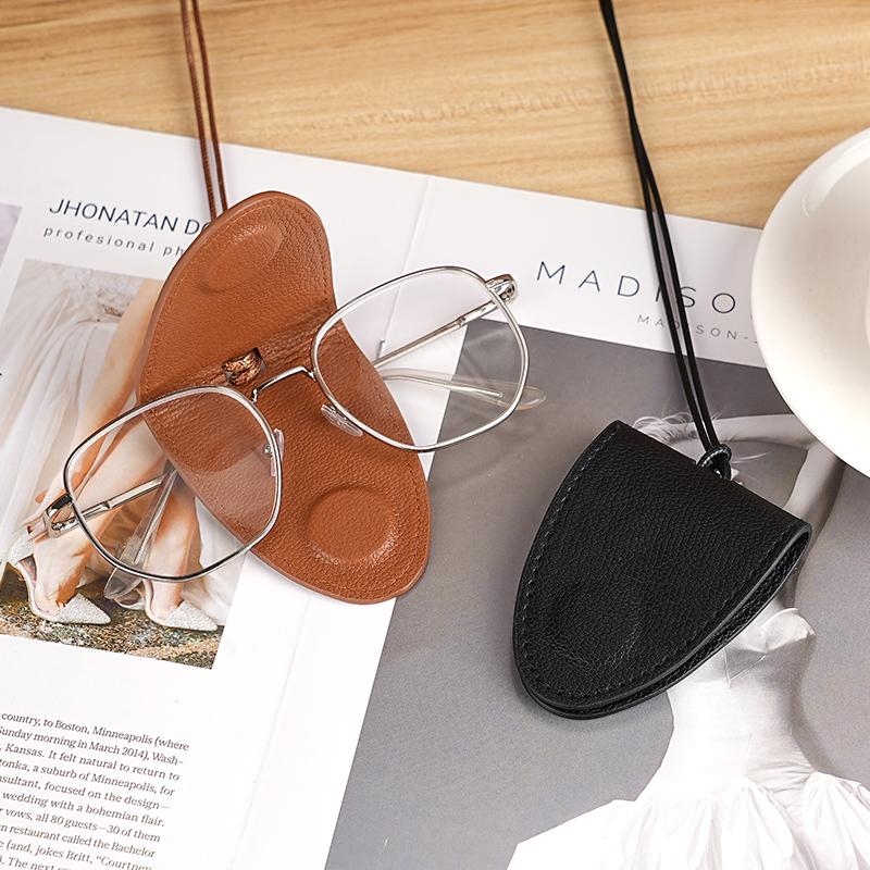 磁吸眼镜夹多功能挂脖收纳夹户外旅行便携眼镜挂绳高颜值百搭