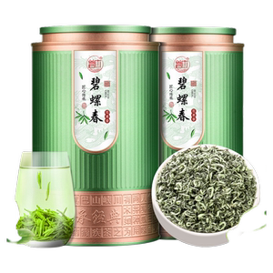 正宗碧螺春绿茶2024新茶茶叶明前春茶炒青嫩芽一级浓香型罐装500g