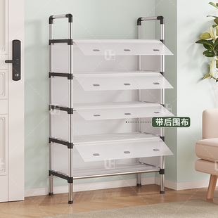 柜带门防尘出租房用 子收纳架结实耐用鞋 鞋 架多层家用门口外楼道鞋