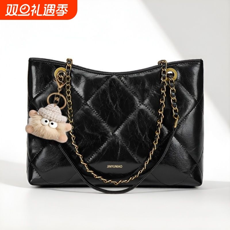 伊布古奇高级包包女式2025新款斜挎包链条腋下包女单肩包大容量