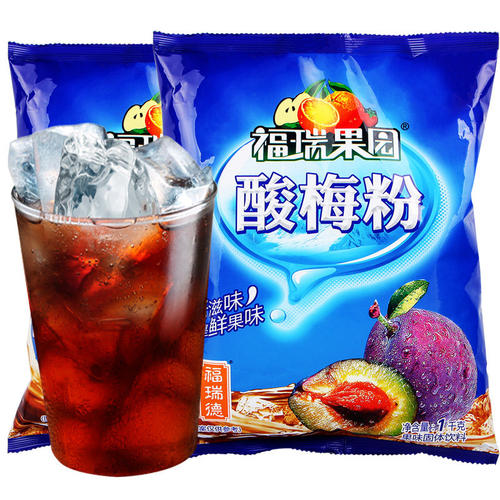 福瑞果园酸梅粉1000gX3商用冲饮酸梅汤饮料MS饮品固体速溶袋装