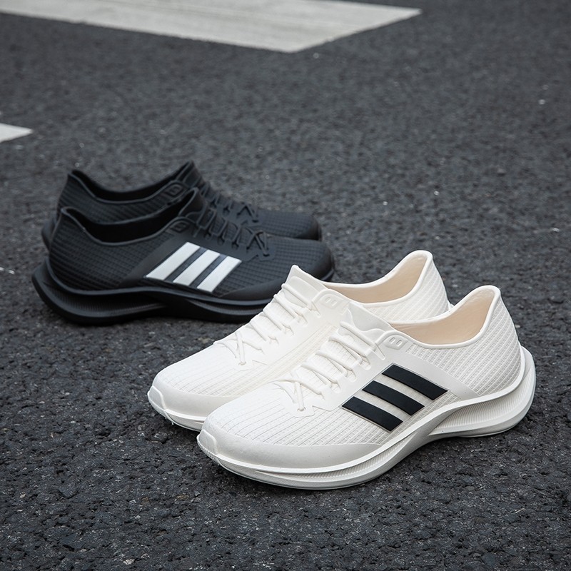 2024新款时尚雨鞋男女情侣低帮雨靴四季厨房工作胶鞋骑手钓鱼水鞋