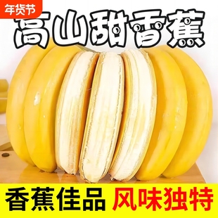 【商超】现摘高山甜香蕉新鲜水果当季非芭蕉小米蕉孕妇整箱需催熟