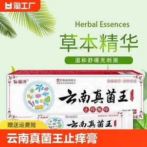 云南真菌王外阴痒皮癣抑菌止痒膏皮肤瘙痒干燥大腿内侧瘙痒全身痒