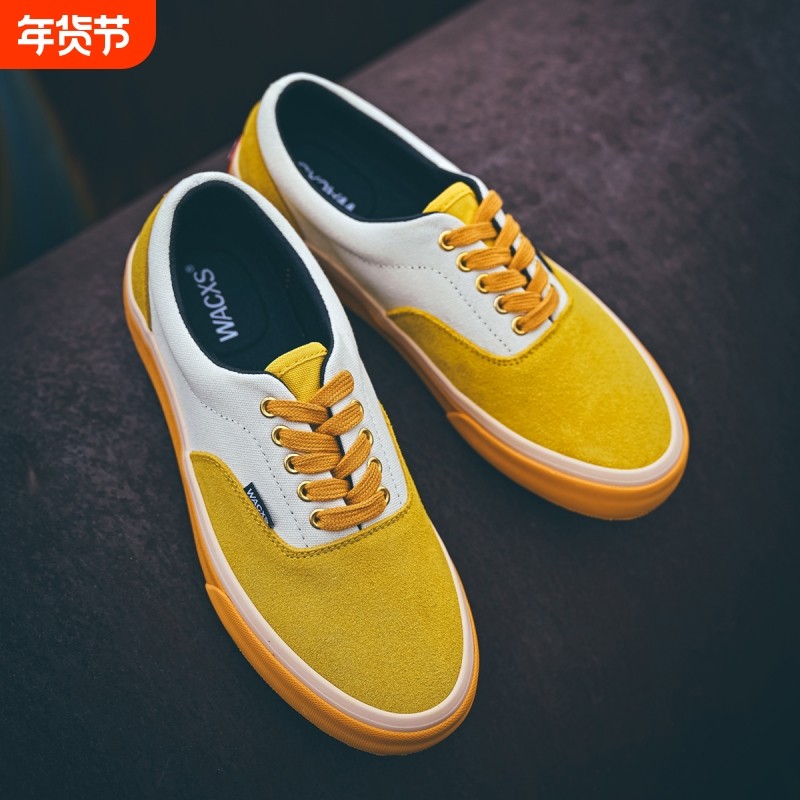 低帮滑板鞋高端线美式复古痞帅男女时尚休闲鞋帆布鞋运动鞋