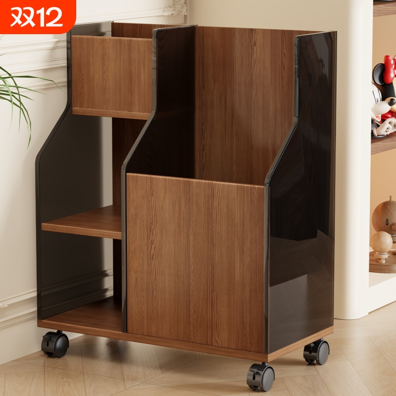 瑜伽垫收纳筐带轮体育用品可移动