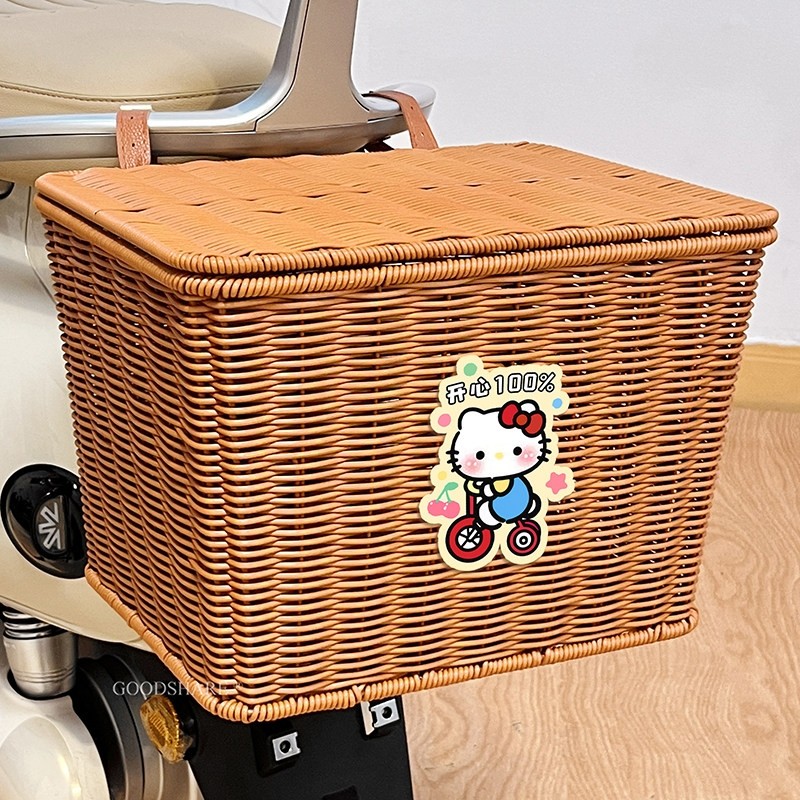 电动车后置车筐特大号可爱卡通kt猫置物神器电瓶车摩托车挂式车篮,电动车/配件/交通工具,电动车车篮/车筐,淘宝优惠券,粉丝福利购,淘宝优惠卷