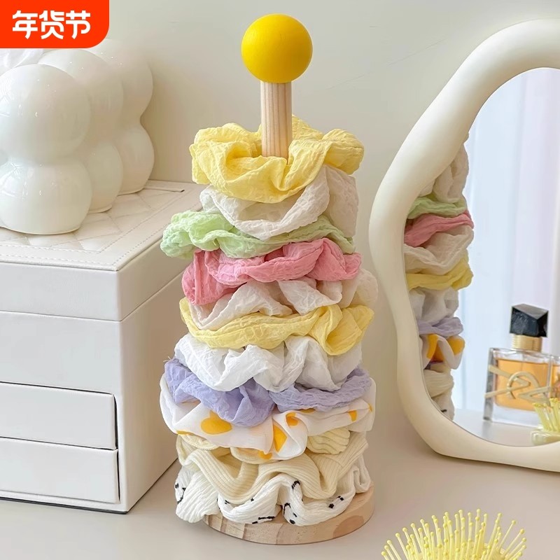 发圈收纳神器大肠发饰置物架实木展示架发夹抓夹鲨鱼夹饰品架桌面,收纳整理,首饰架,淘宝优惠券,粉丝福利购,淘宝优惠卷