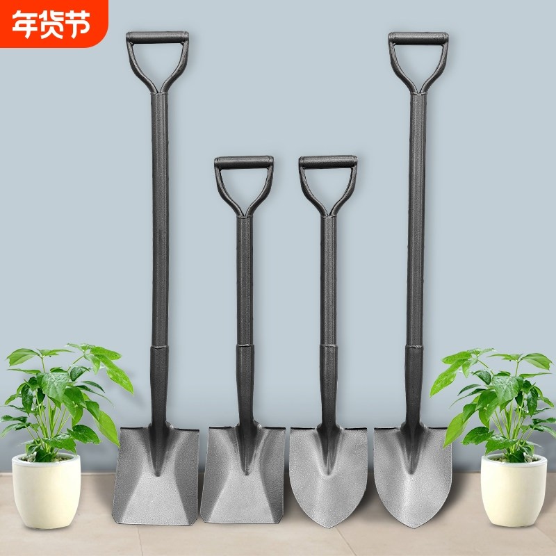 锰钢铁锹大铁锨家种菜工兵铲工具铲户外铲子车载铲撬挖土小挖沙雪