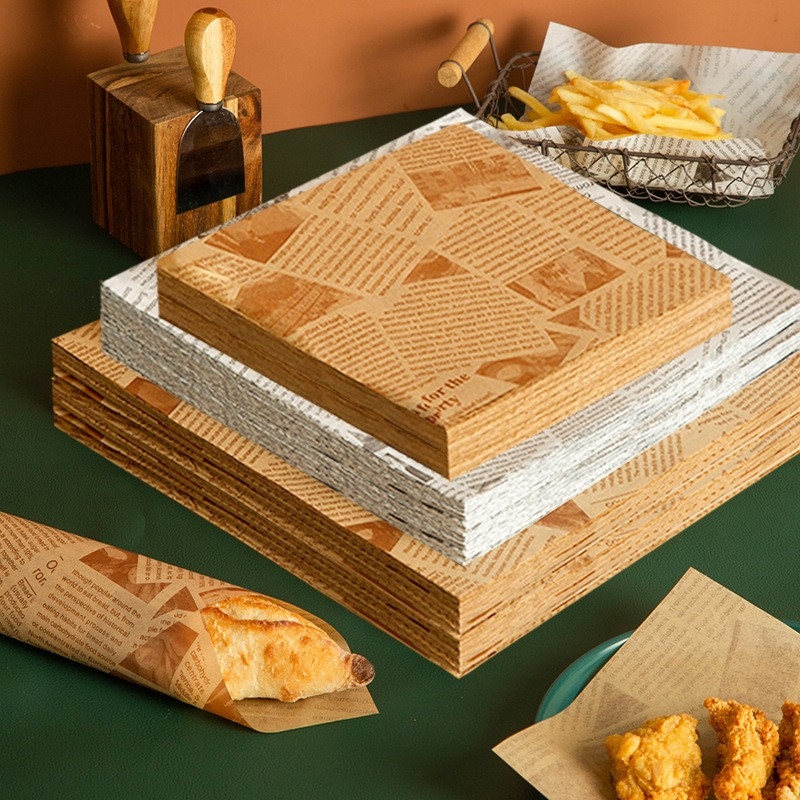 烘焙印花油纸油炸垫盘纸包装纸