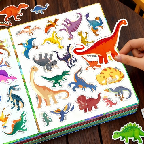 儿童磁力贴纸书趣味益智卡通贴画