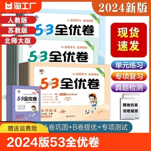 2024新版 苏教版 同步专项训练练习册5.3五三天天练 53全优卷一1二2三3四4五5六6年级下册上册试卷测试卷全套小学语文数学英语人教版