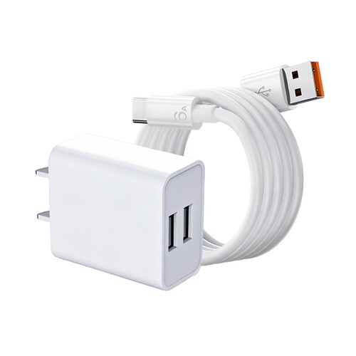 充电套装：5V2.1A快充头一个+1.5米6a快充线