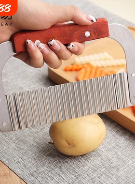 土豆刀/波浪A1vo001-狼牙刀波纹刀厨房切薯条洋芋家用切菜工具